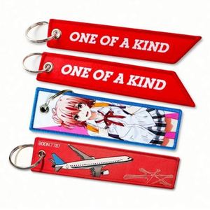 Wholesale Custom Fabric Embroidered Keychain Metal Lanyard <b>Wristlet</b> Key Tag Holder Low Price Sublimation Keychain - Product Image 2