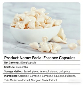 Huile Essentielle <span class=keywords><strong>Anti</strong></span>-rides à la Niacinamide ODM OEM, Capsule en Forme de Cœur Anneauée à l'Acide Ascorbique Éclaircissant - Product Image 5