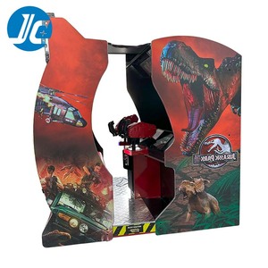 Máquina de Juego Arcade de Disparos Jurassic Park, Marca JC, Operada con Monedas, Versión para 2 Jugadores con Asientos para Niños, Pistola de Luz, para Interiores, 1 Año de Garantía - Product Image 1