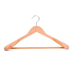 Wood Hanger Wholesale Natural Biodegradable Used Wooden Clothes Hangers