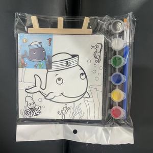 Kit de pintura em tela pré- desenhada para crianças adolescentes e adultos, pronto para enviar, para festas e pinturas - Product Image 4