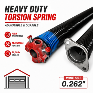 Heavy Duty Torsion <b>Spring</b> 0.262 Wire Size Adjustable Residential Garage <b>Door</b> <b>Spring</b> High Strength Durable Coil <b>Spring</b> - Product Image 1