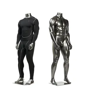 Big Muscle Headless Realistic Male Mannequin