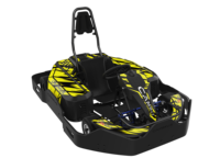 Intérieur ou Extérieur Adulte Sport Électrique Go Karts Moteur HDPE Course Karting