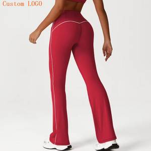 Горячая распродажа: Комплект из <span class=keywords><strong>2</strong></span> предметов – леггинсы для бега с длинным рукавом и отверстиями для пальцев, с высокой талией и эффектом подтяжки ягодиц, а также леггинсы для йоги с высокой талией. - Product Image 1