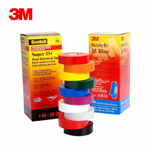Ruban adhésif <span class=keywords><strong>électrique</strong></span> en vinyle 3M <span class=keywords><strong>Scotch</strong></span> Super 33+ résistant aux intempéries, <span class=keywords><strong>noir</strong></span>, PVC, résistant à la chaleur, sensible à la pression, résiste aux UV, ruban adhésif <span class=keywords><strong>électrique</strong></span> 3M - Product Image 2