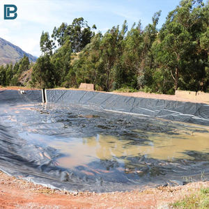 Géomembranes en PVC HDPE Noir Blanc Revêtement de <span class=keywords><strong>bassin</strong></span> pour l'élevage de poissons Bassins imperméables Anti-UV Écologiques Haute qualité - Product Image 1