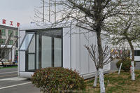 Cabine préfabriquée en forme de capsule, résistante au feu, écologique, imperméable, haute performance, installation rapide