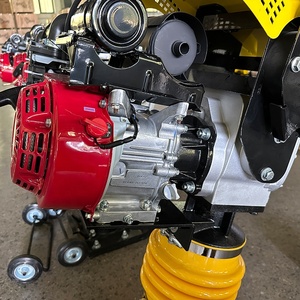 Industriële RM80 benzine-diesel trilplaat voor grondverdichting in gemeentelijke infrastructuurprojecten - Product Image 5