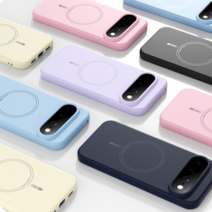 Funda de Silicona Líquida para Teléfono, Suave al Tacto, Antigolpes, Antihuellas, Color Puro, para Google <span class=keywords><strong>Pixel</strong></span> 9 10 11 Pro XL 9A 10A Inalámbrico - Product Image 1