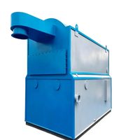 Système de chauffage de serre à granulés de coques d'olives (biomasse) 120kW-350kW, chaudière à eau chaude automatique à combustible solide pour usage industriel
