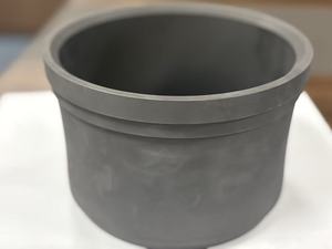 Creuset en graphite de haute pureté, marque <span class=keywords><strong>SGL</strong></span>, fabriqué en Allemagne pour l'industrie solaire, résistance exceptionnelle à l'oxydation, haute stabilité thermique - Product Image 1