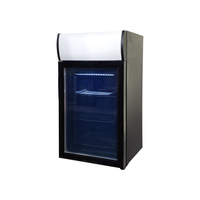 Meisda SD50B 50L Elektrische Kleine Tischvitrine Gelato-Gefriertruhe mit Oberlichtbox Multispannung