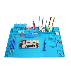 Tapis <span class=keywords><strong>de</strong></span> Bureau S-160 Résistant à la Chaleur, Tapis Isolant en Silicone pour Soudure BGA, Outil <span class=keywords><strong>de</strong></span> Réparation <span class=keywords><strong>de</strong></span> Téléphone, Plateforme <span class=keywords><strong>de</strong></span> Maintenance, Tapis <span class=keywords><strong>de</strong></span> Réparation Mobile - Product Image 5