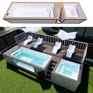Piscina Elevada para Exteriores, para Jardines Privados y Hoteles, Fácil Instalación, Perfecta para Relajarse en Verano - Product Image 1