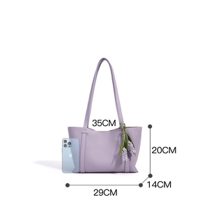 Borsa a Spalla da Donna 2026 Nuovo Design in Pelle Genuina Jacinto, Borsa a Tracolla Casual per Pendolari, Grande Capacità, Ideale per la Primavera - Product Image 4