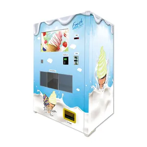 Mehen mesin penjual es krim Robot harga penjual otomatis lembut mesin es krim