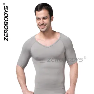 Vücut şekillendirici yelek sıkı karın iç çamaşırı Tank Top Shapewear için erkek sıkıştırma gömlek