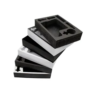 Custom High Density Protective EVA Foam Insert Packaging Velvet Plastic Watch Case Tool Foam Inlay