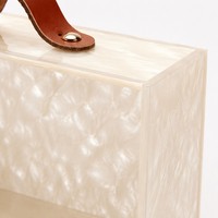 Boîte de rangement pour tuiles de mahjong en acrylique, transparente, anti-poussière, avec couvercle coulissant, pour 160 tuiles de mahjong américain