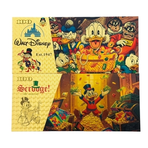 2026 3 types de billets de banque américains Scrooge de 100 dollars plaqués or 24 carats pour cadeaux - Product Image 3