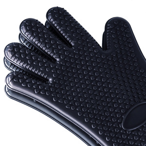 Vente en gros de gants de four S353 de haute qualité, résistants à la chaleur, antidérapants, en silicone imprimé - Product Image 4