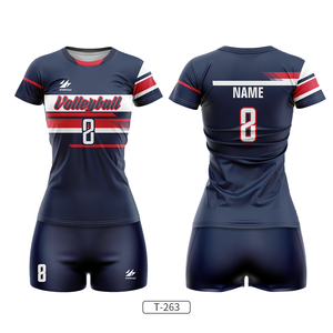 Divisa da Pallavolo Femminile Personalizzata con Design Rinfrescanti per Squadre, Maglia Bianca da Pallavolo Personalizzabile - Product Image 2