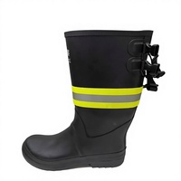 Vente directe d'usine, bottes de pompier en caoutchouc