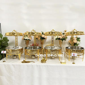 Il Buffet dell'hotel utilizza lo scaldabagno appeso per scaldabagno in acciaio inossidabile per servire attrezzature per la ristorazione per feste di nozze - Product Image 4