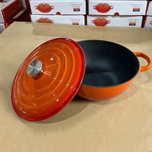Olla de <span class=keywords><strong>Hierro</strong></span> <span class=keywords><strong>Fundido</strong></span> Premium Health de 26 cm, Antiadherente, Esmaltada, con Doble Asa, Olla de <span class=keywords><strong>Hierro</strong></span> <span class=keywords><strong>Fundido</strong></span> Comercial - Product Image 6