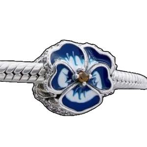 Fashion 925 <b>Silver</b> Zircon Flower Hot Air <b>Balloon</b> Butterfly Heart Beaded DIY Light Luxury Festival Gift Trendy Women Jewelry - Product Image 3