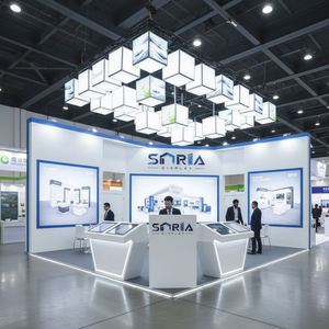 Stand de Exhibición de Aluminio Personalizado de <span class=keywords><strong>10x10</strong></span> con Estante para <span class=keywords><strong>Ropa</strong></span>, Ferias Comerciales y Exposiciones - Product Image 2