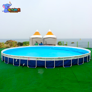 Nhà Máy Tùy Biến Hồ Bơi Bove Mặt Đất Hồ Bơi Thép Khung Hồ Bơi Kim Loại Khung Hồ Bơi Hồ Bơi - Product Image 2