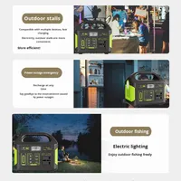 Station d'alimentation portable solaire domestique extérieure 300W DC Lithium-Ion UPS pour stockage d'énergie et alimentation de secours