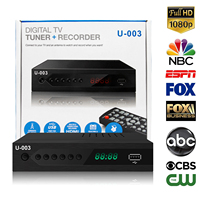 Junuo U003 Excelente Receptor de TV Digital Terrestre con Excelente Precio, Decodificador ATSC Full HD 1080P para México/EE. UU.