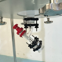 Reactor de fase sólida de vidrio de 20L con filtro Nutsche y diseño de filtración para agitación, mezcla y reacciones químicas