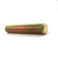 Factory Color Zinc Plated All Threaded Rod DIN975 Yellow Zinc Plated All Thread Rods