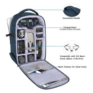 Sac à dos pour appareil photo pour photographe Sac à dos avec housse de pluie/chambre d'ordinateur portable pour appareils photo reflex numériques - Product Image 5
