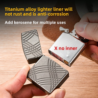 Briquet à kérosène multifonction portable en alliage de titane PioneerEDC pour cadeaux d'affaires transfrontaliers du Guangdong