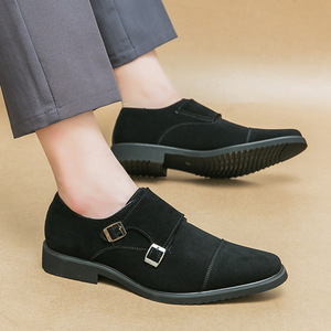 Men's Large-Sized Wedding Casual Shoes Fashionable <b>Matte</b> Single Lace-Up Closure Light Weight Anti-Slip Breathable Trendy - Product Image 5