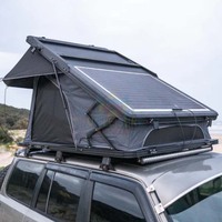 Tente de toit rigide en aluminium et coton pour voiture, 4x4, camping en plein air, prix de gros, pour 4 personnes