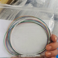 Pasokan Langsung Pabrik FTTH 0.9mm 1x4 Mini Steel Tube Tipe 4-Arah 1m Konektor Splitter PLC Serat Optik 1260-1650nm