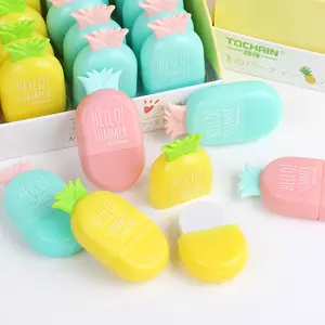 Soododo High Appearance Level Summer Party Fruit Pineapple Shape Eraser