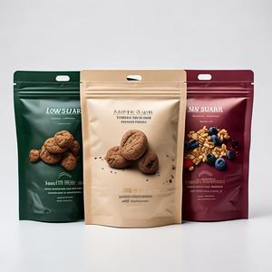 Bolsa Doypack Personalizada con Cierre de Cremallera, de Plástico PET, con Barrera de Luz, de Grado Alimenticio, para Almendras <span class=keywords><strong>Marcona</strong></span> - Product Image 1