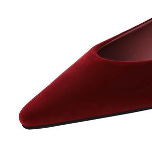 3685 <span class=keywords><strong>Scarpe</strong></span> da Donna Stile Coreano Autunnali alla Moda con <span class=keywords><strong>Tacco</strong></span> <span class=keywords><strong>Basso</strong></span>, Punta Affusolata, <span class=keywords><strong>Tacco</strong></span> a Virgola, Slip-on Eleganti <span class=keywords><strong>Scarpe</strong></span> da Ufficio - Product Image 4