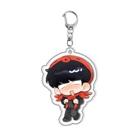 Gantungan Kunci Akrilik Dua Sisi Karakter Anime Grosir, Liontin Kartun untuk Hiasan Tas, Koleksi, dan Hadiah