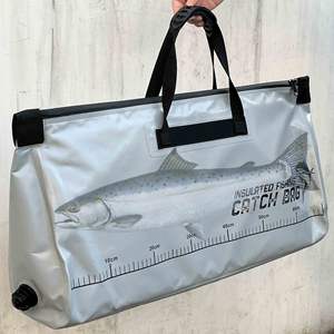 Sac isotherme de pêche pliable, imperméable, extra-large, pour ranger les équipements de pêche, les poissons, les cannes à pêche - Product Image 5