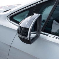 Accessoires extérieurs en fibre de carbone chromée ABS pour Volkswagen Viloran 2020, coque de rétroviseur OEM