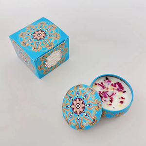 Bougie parfumée à la cire de soja avec fleurs séchées, cadeaux de mariage et d'anniversaire pour les couples, fleurs et bougies parfumées, adieux romantiques - Product Image 6