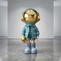 Astronauten-Landefigur, Wohnzimmer-TV-Schrank, Raumfahrer-Dekoartikel für Zuhause, Einweihungsgeschenk